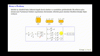 Genel Fizik - II - Ders 18 Akım ve Direnç Problem Çözümü